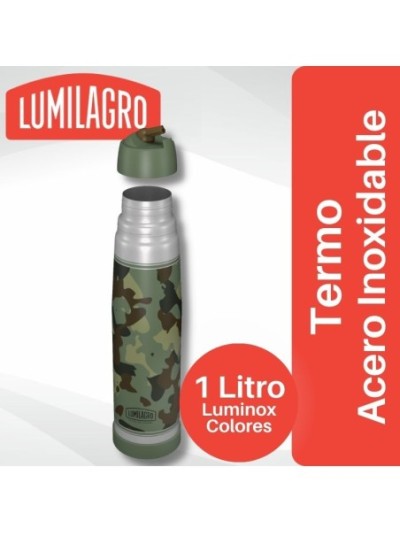 Comprar Termo Luminox Acero Inoxidable Camuflado Lumilagro Mayorista al Mejor Precio!