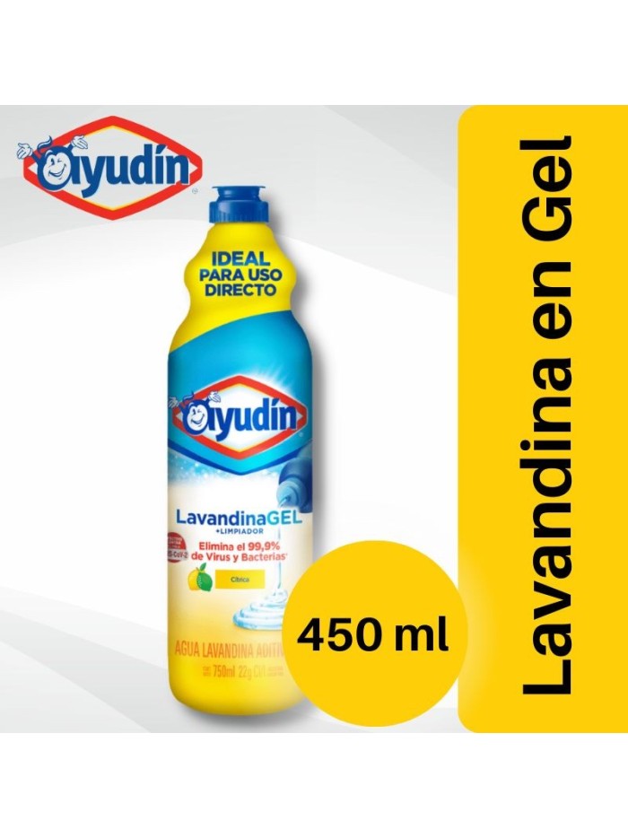 Comprar Ayudin Lavandina Gel Citrica 750 ml Mayorista al Mejor Precio!