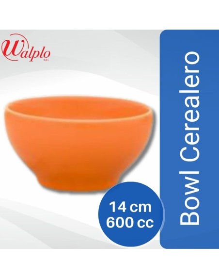 Comprar Bowl Cerealero 14,5 cm Naranja DEC0896 Mayorista al Mejor Precio!