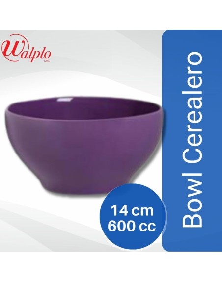 Comprar Bowl Cerealero 14,5 cm Violeta DEC0765 Mayorista al Mejor Precio!