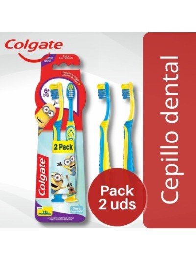 Comprar Cepillo Dental Colgate Smiles +6 Años Minins Pack x 2 uds Mayorista al Mejor Precio!