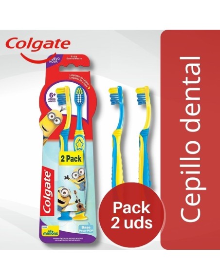 Comprar Cepillo Dental Colgate Smiles +6 Años Minins Pack x 2 uds Mayorista al Mejor Precio!