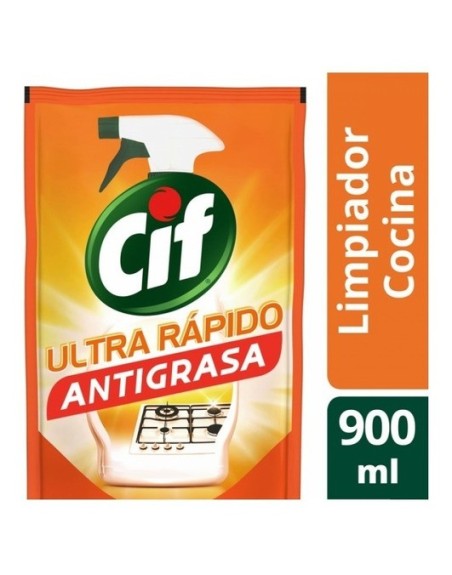 Comprar CIF Antigrasa Ultra Rapido Doypack x 900 ml Mayorista al Mejor Precio!