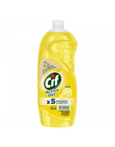 Comprar CIF Lavavajillas Active Gel Limon x 750 ml Mayorista al Mejor Precio!