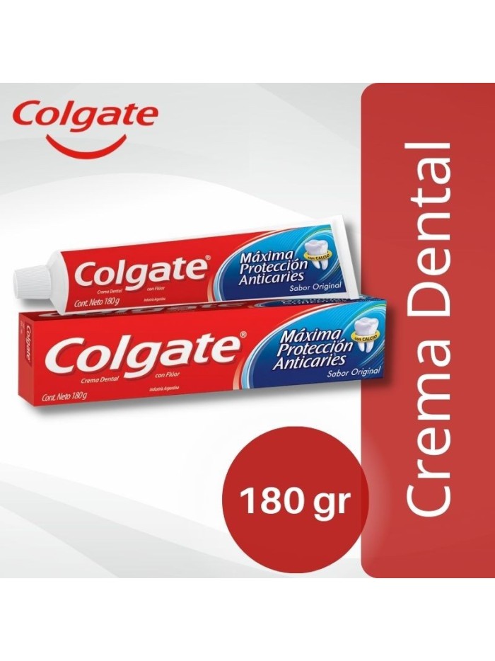 Comprar Crema Dental Colgate Anticaries Interdental 180 gr Mayorista al Mejor Precio!