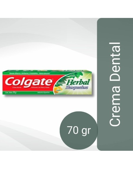 Comprar Crema Dental Colgate Herbal Blanqueador 70 gr Mayorista al Mejor Precio!