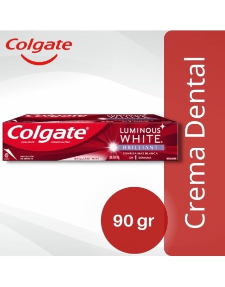 Comprar Crema Dental Colgate Luminous White Brilliant  90 gr Mayorista al Mejor Precio!