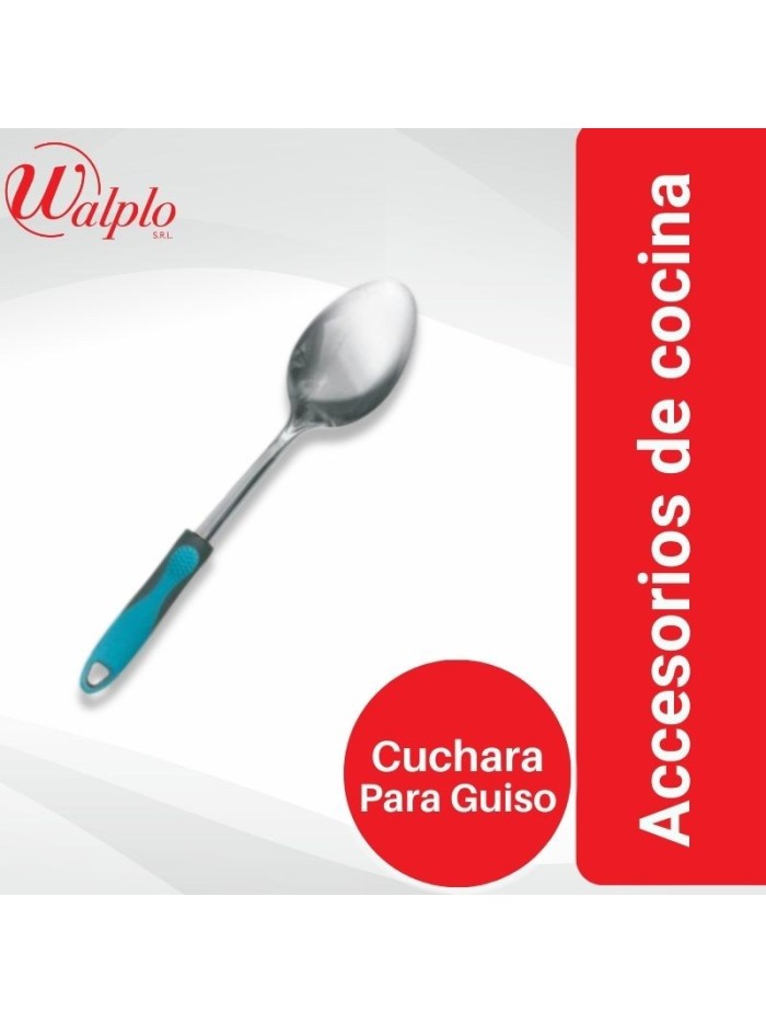 Comprar Cuchara Para Guiso Modelo 4 Acero Inoxidable Walplo Mayorista al Mejor Precio!