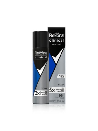 Comprar Desodorante Aerosol Rexona Clinical Clean 67 Gr Mayorista al Mejor Precio!