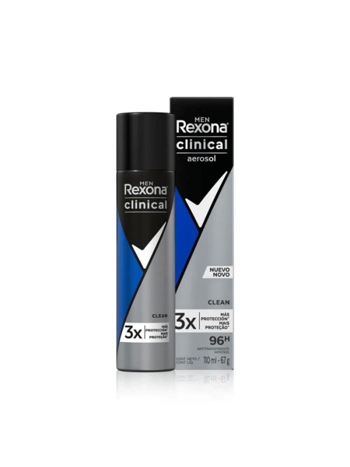 Comprar Desodorante Aerosol Rexona Clinical Clean 67 Gr Mayorista al Mejor Precio!