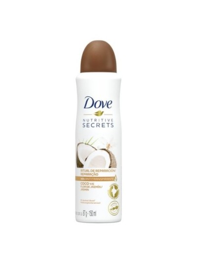 Comprar Dove Antitranspirante Aerosol Coco x 87 gr/150 ml Femenino Mayorista al Mejor Precio!