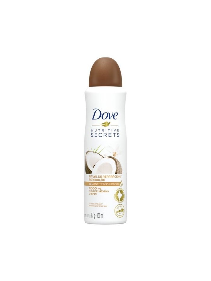 Comprar Dove Antitranspirante Aerosol Coco x 87 gr/150 ml Femenino Mayorista al Mejor Precio!