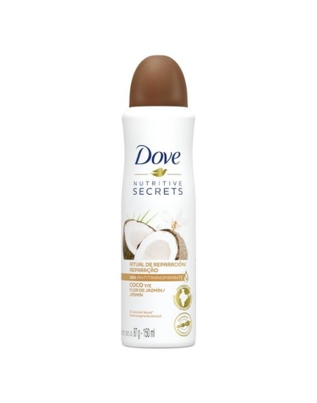 Comprar Dove Antitranspirante Aerosol Coco x 87 gr/150 ml Femenino Mayorista al Mejor Precio!