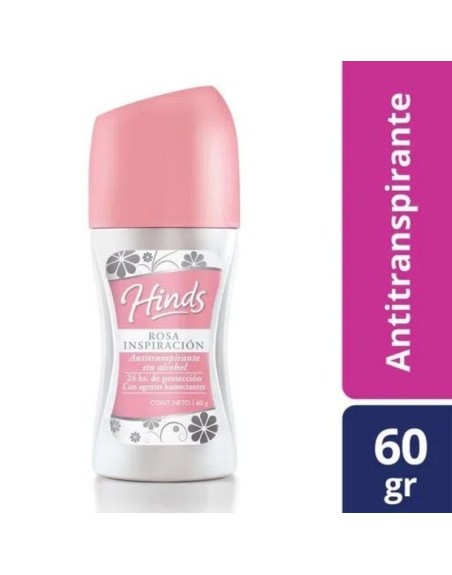 Comprar Hinds Roll-On Antitranspirante sin alcohol Rosa Inspiracion 60 gr Mayorista al Mejor Precio!