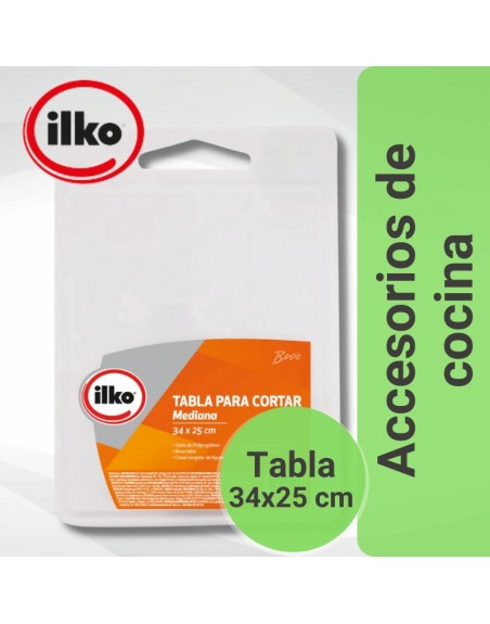 Comprar Ilko Tabla de Cortar Mediana 34x25 cm Mayorista al Mejor Precio!