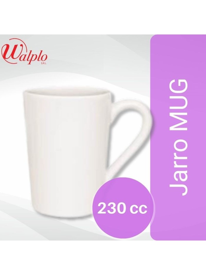 Comprar Jarro MUG 230 CC Blanco DEC 0802 Mayorista al Mejor Precio!