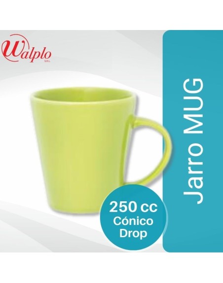 Comprar Jarro MUG 250CC Conico Drop Verde 889 Mayorista al Mejor Precio!