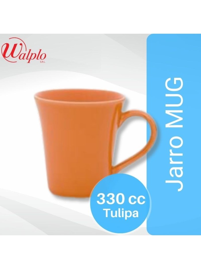 Comprar Jarro MUG 330 CC Tulipa Naranja 0759 Mayorista al Mejor Precio!