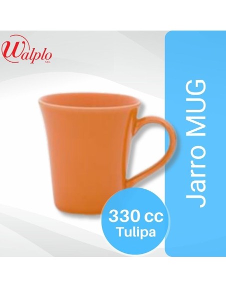 Comprar Jarro MUG 330 CC Tulipa Naranja 0759 Mayorista al Mejor Precio!