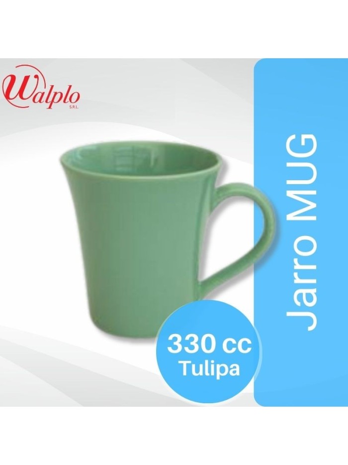 Comprar Jarro MUG 330 CC Tulipa Verde DEC0826 Mayorista al Mejor Precio!