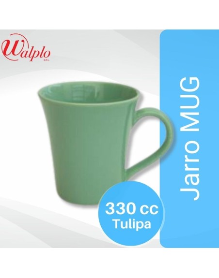 Comprar Jarro MUG 330 CC Tulipa Verde DEC0826 Mayorista al Mejor Precio!