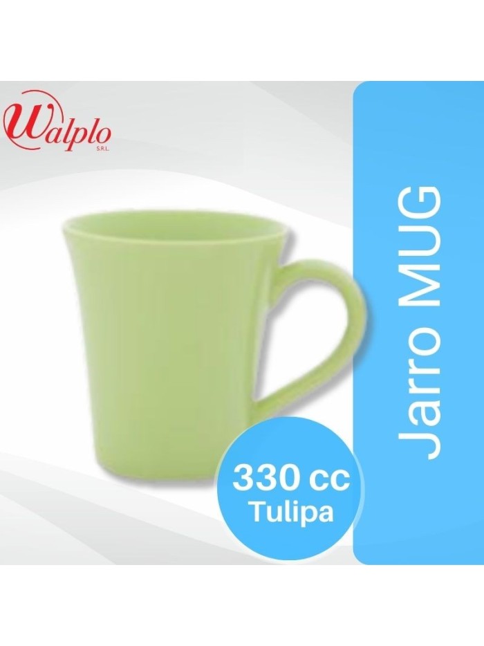 Comprar Jarro MUG 330 CC Tulipa Verde LEMON Mayorista al Mejor Precio!