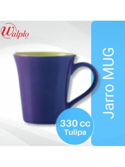 Comprar Jarro MUGS 330 CC Tulipa Violeta/Verde12 Mayorista al Mejor Precio!