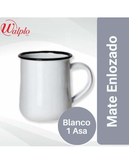 Comprar Mate Enlozado 1 ASA Blanco Mayorista al Mejor Precio!