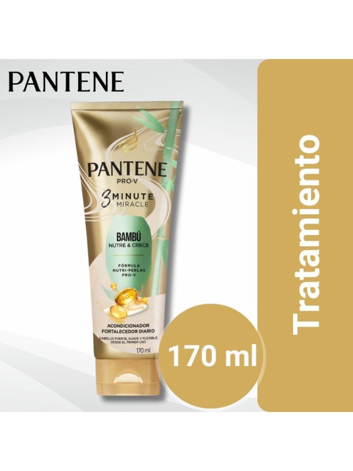 Comprar Pantene 3M.Miracle Acondicionador Bambu 170 ml Mayorista al Mejor Precio!