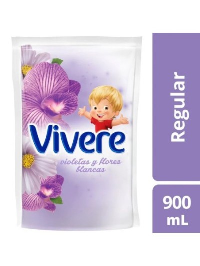 Comprar Vivere Suavizante Violeta y Flores Blancas 900 Doypack Mayorista al Mejor Precio!