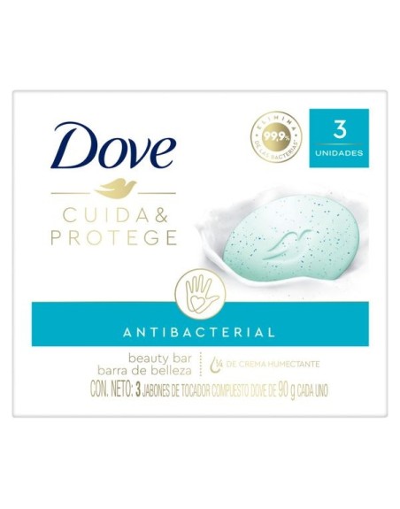 Comprar Dove Jabon Cuida y Protege x 3 X90g. 16 Mayorista al Mejor Precio!