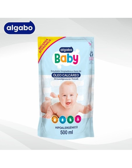 Algabo Baby Oleo Calcareo 500 ml Doypack