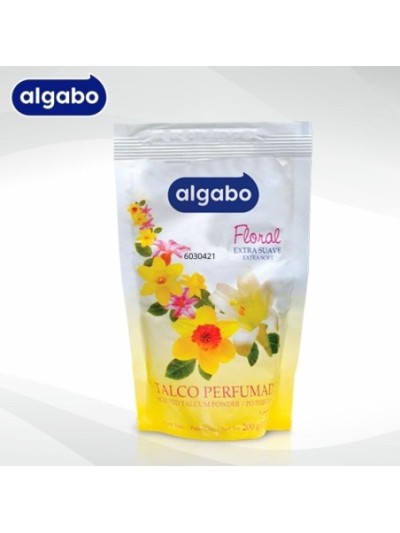 Algabo Talco Perfume Floral Bolsa 200 gr