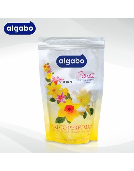 Algabo Talco Perfume Floral Bolsa 200 gr