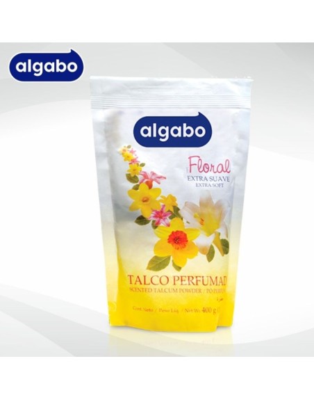 Algabo Talco Perfume Floral Bolsa 400 gr