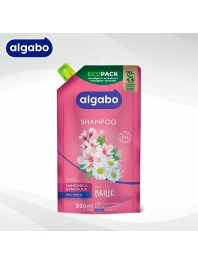Algabo Shampoo Manzanilla y Magnolia Pack 300 ml