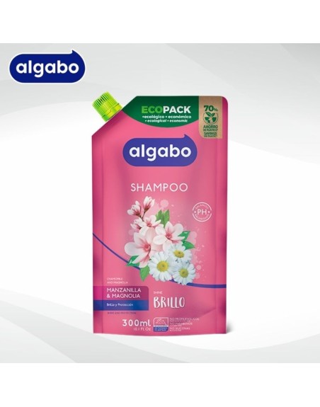 Algabo Shampoo Manzanilla y Magnolia Pack 300 ml