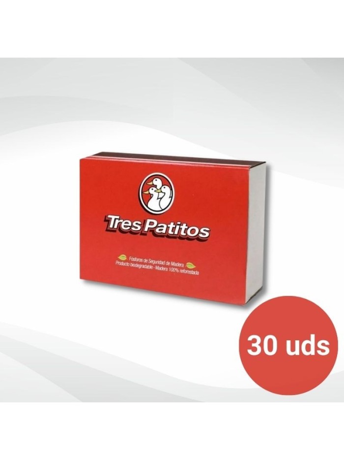 Comprar Fosforos Tres Patitos x 30 uds Mayorista al Mejor Precio!