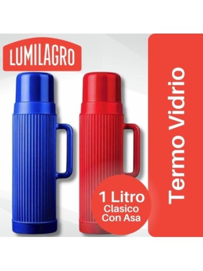 Comprar Termo Plastico 1 Litro con asa Lumilagro No 47 Mayorista al Mejor Precio!