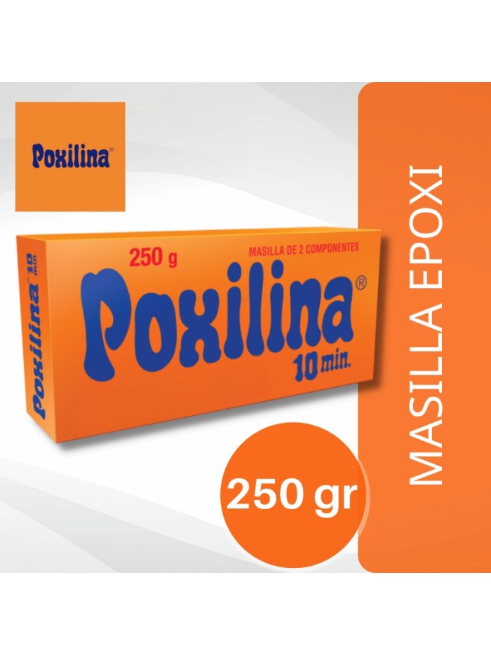 Comprar Poxilina 10 x 250 gr Estuche mediano Mayorista al Mejor Precio!