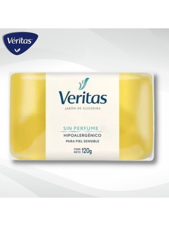 Comprar Jabon Veritas Glicerina Sin Perfume 120 gr Mayorista al Mejor Precio!