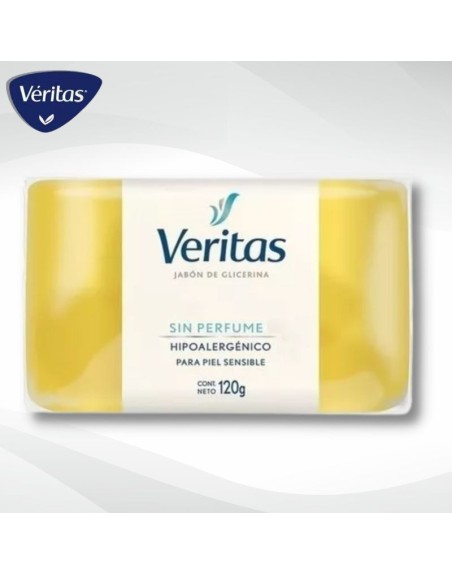 Comprar Jabon Veritas Glicerina Sin Perfume 120 gr Mayorista al Mejor Precio!