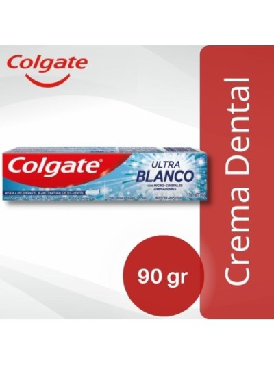 Comprar Crema Dental Colgate Ultra Blanco Microscristalino 90 gr 48 Mayorista al Mejor Precio!