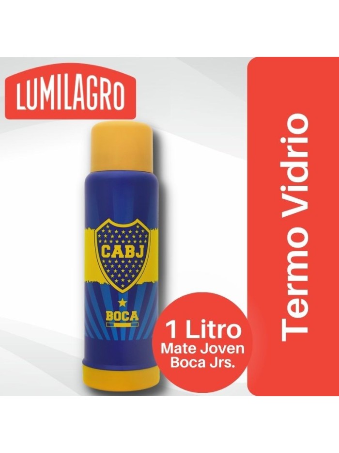 Comprar Termo Mate Joven Boca 1 Litro Lumilagro Mayorista al Mejor Precio!