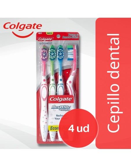 Comprar Cepillo Dental Colgate Max White Pack x 4 uds Mayorista al Mejor Precio!