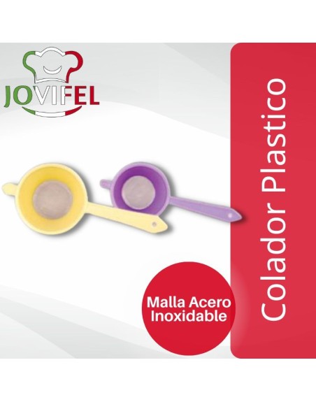 Comprar Jovifel Colador Plastico Nº2 Malla Acero Inoxidable Mayorista al Mejor Precio!