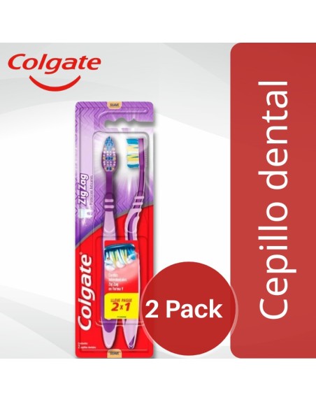 Comprar Cepillo Dental Colgate ZIG ZAG MED.PLUS 2x1 soft Mayorista al Mejor Precio!