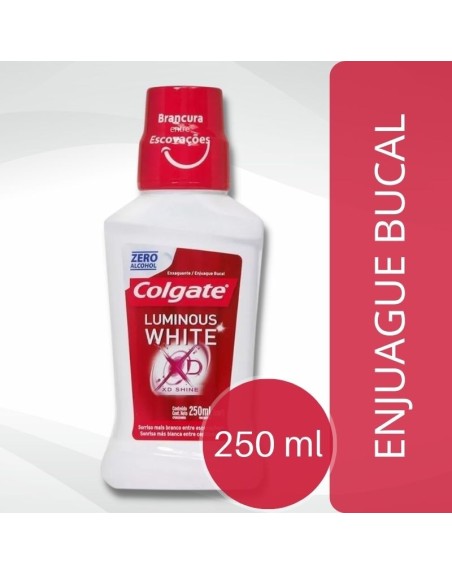 Comprar Enjuague Bucal Colgate Plax Luminous White 250 ml Mayorista al Mejor Precio!