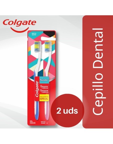 Comprar Cepillo Dental Colgate Twister 2x1 CAB.COMPACTA Mayorista al Mejor Precio!