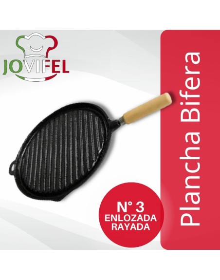Comprar Jovifel Plancha Bifera Enlozada Rayada Nº 3 Mayorista al Mejor Precio!